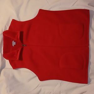 Laura Scott Fleece Vest Size Large